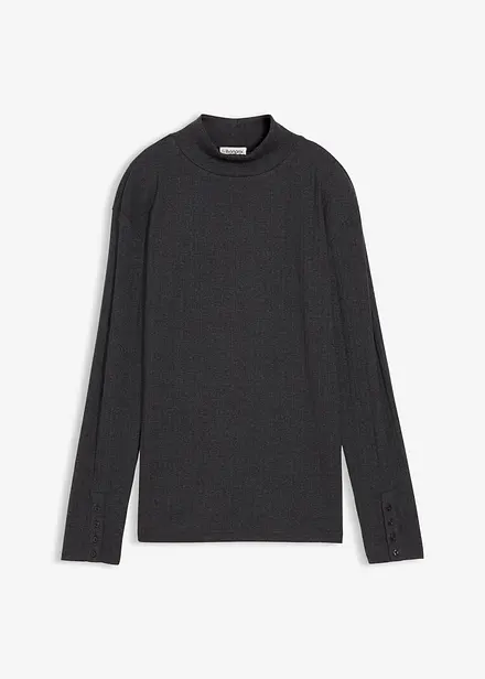 Geripptes Langarmshirt