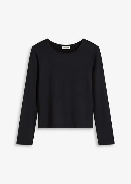 T-shirt manches longues avec épaulettes