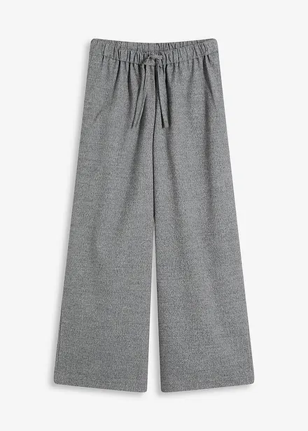 Pantalon palazzo aspect laine
