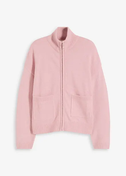 Strickjacke mit Rei&szlig;verschluss