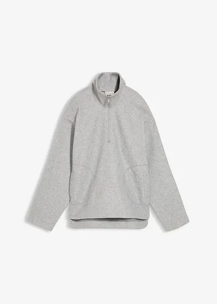 Pull oversize aspect laine