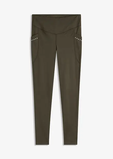 Thermo-Leggings mit reflektierenden Details und Handytasche