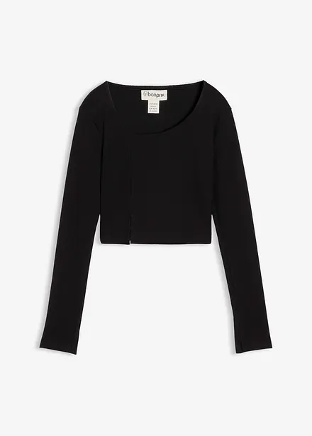 Kurzes Rippshirt