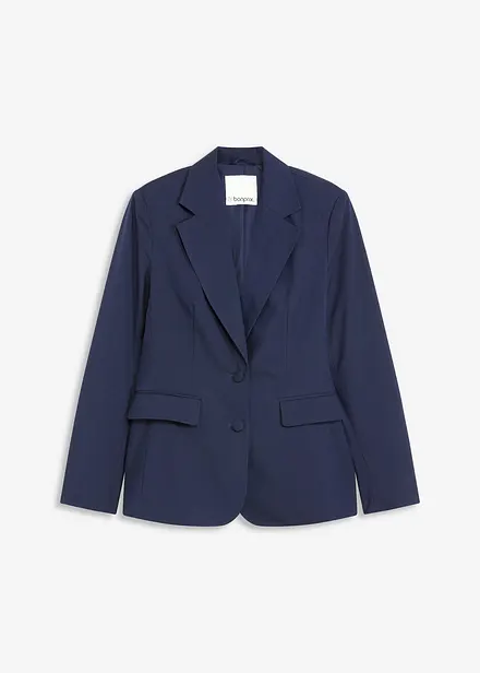 Blazer mit dekorativen Handstich Details