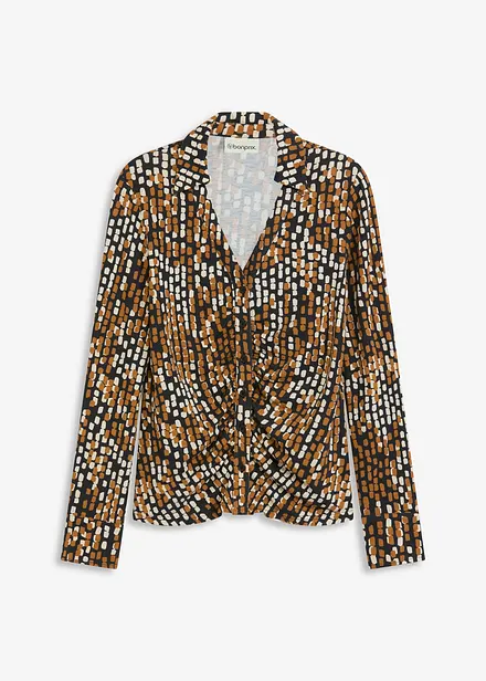 Jersey-Bluse mit Viskose