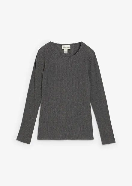 Geripptes Thermoshirt