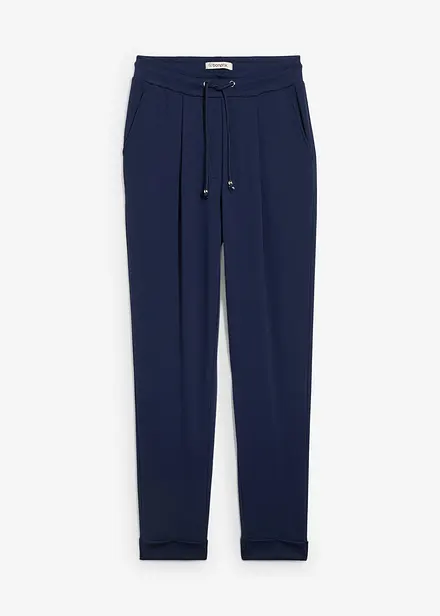 Schlupfhose mit flie&szlig;ender Viskose