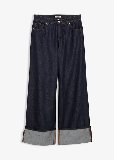 Jean baggy taille mi-haute