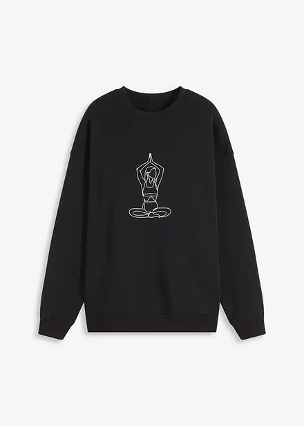 Thermo Oversized Funktions-Sweatshirt, schnelltrocknend