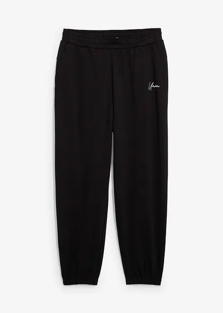 Jogginghose aus schwerer Baumwollqualit&auml;t, Loose Fit