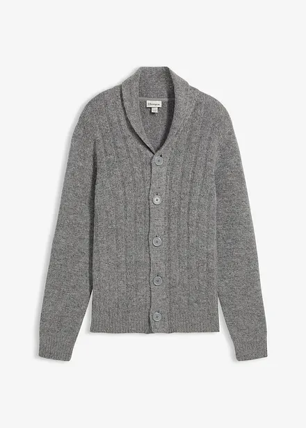 Gilet en maille à motif côtelé