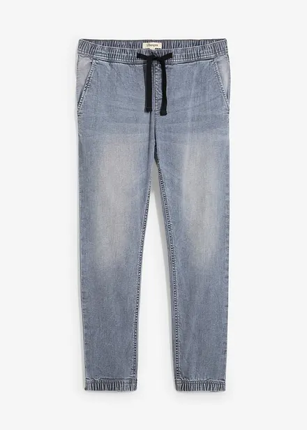 Regular Fit Jeans-Jogger mit Komfortbund, Tapered