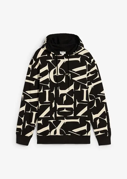 Kapuzensweatshirt aus Bio Baumwolle, Loose Fit
