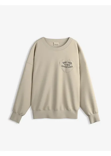Oversize-Sweatshirt aus weichem Baumwoll-Mix