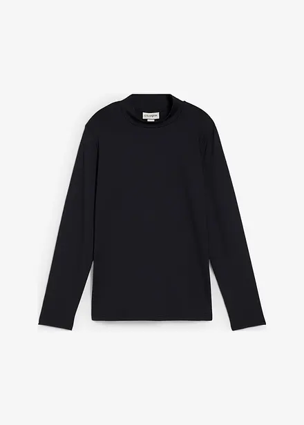 Langarmshirt mit Stehkragen