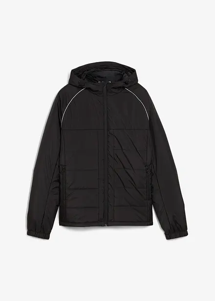 wattierte Steppjacke mit Kapuze