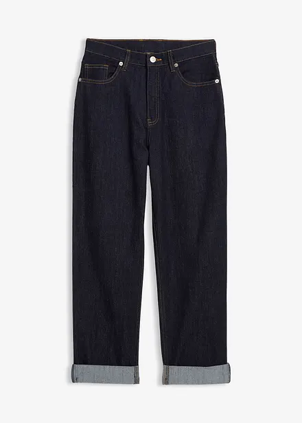 Loose-Fit Jeans mit verstellbarem Bund, Straight