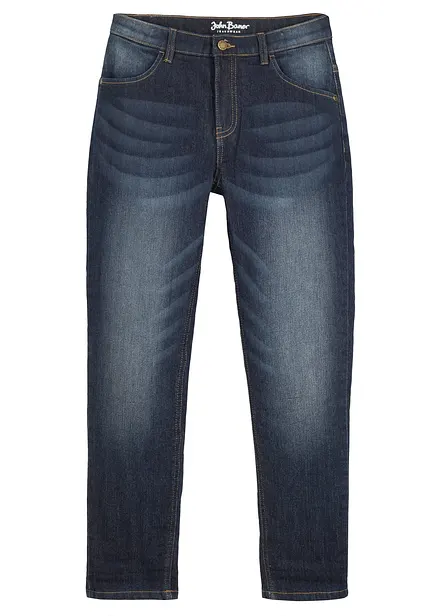 Thermo Slim-Fit-Jeans mit Fleecefutter, Straight