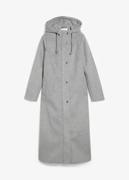 Mantel aus Wollimitat, Maxi-Länge