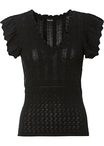Ajour knit Shirt