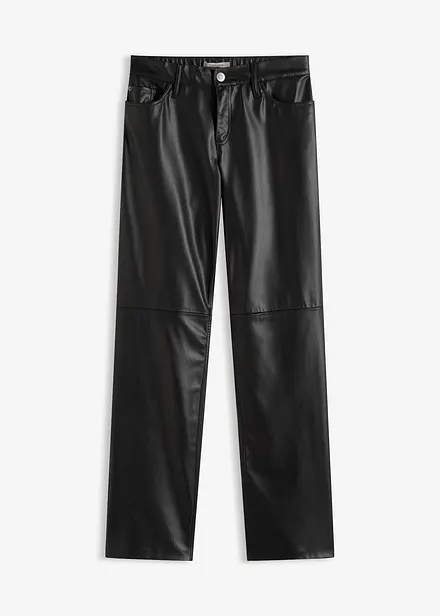 Lederimitat-Hose mit Bequembund