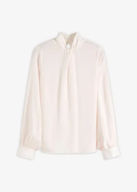 Schlupfbluse aus fließendem Satin