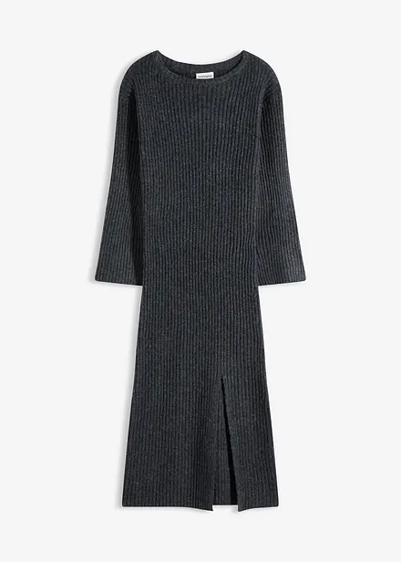 Robe pull longue avec fente