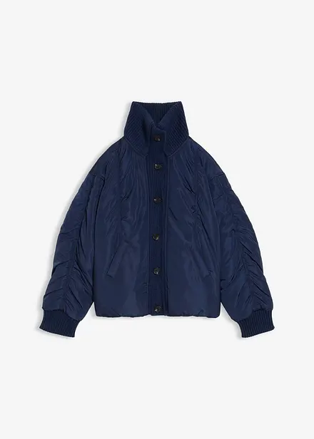 Veste rembourrée à finitions côtelées