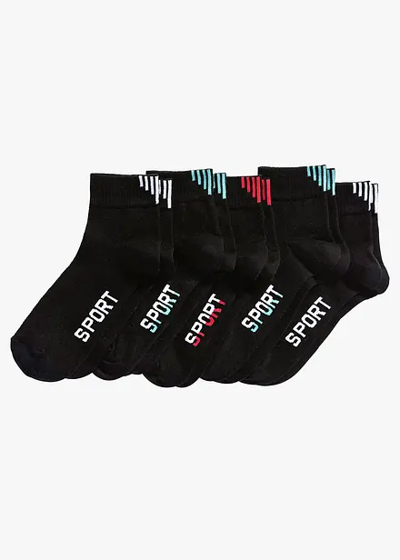 Lot de 5 paires de socquettes de sport