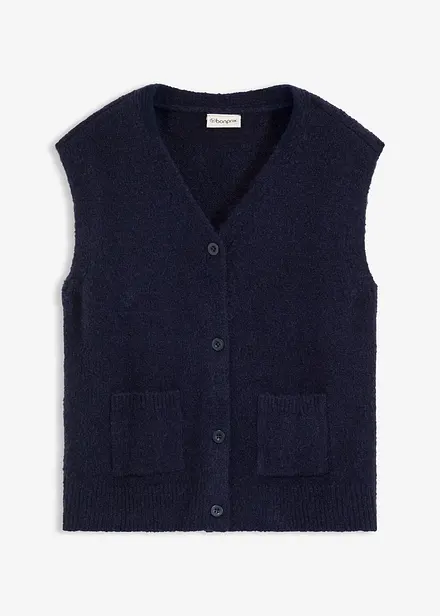Gilet sans manches en maille