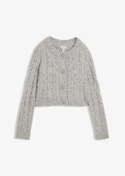Gilet en grosse maille douce, laine mélangée