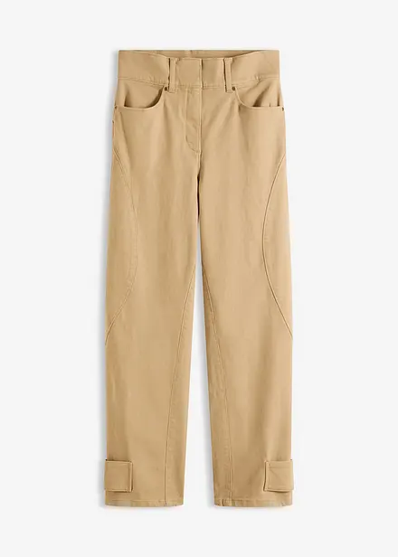 Twillhose mit hohem Bund