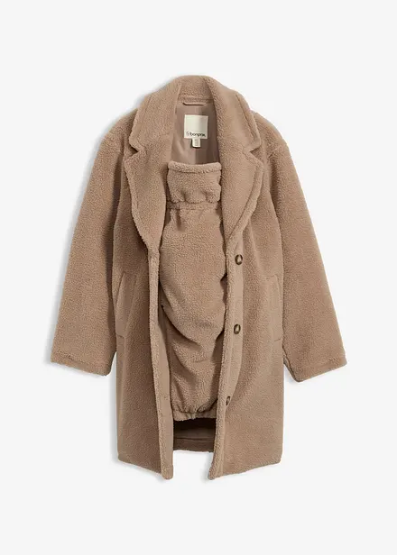 2-in-1 Umstandsmantel mit Trageeinsatz