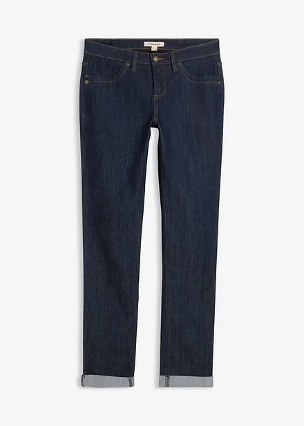 Straight Jeans Mid Waist, Stretch