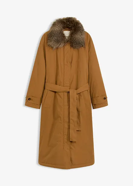 Trench-coat rembourré à col amovible