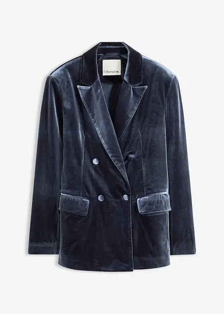 Blazer en velours doux