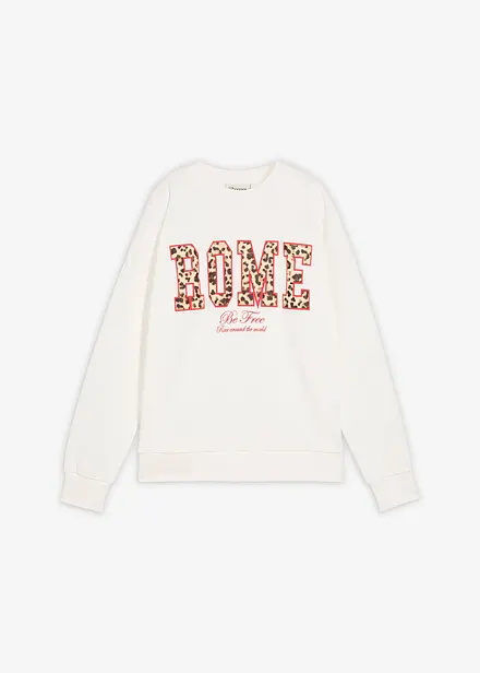Oversize-Sweatshirt aus reiner Bio-Baumwolle