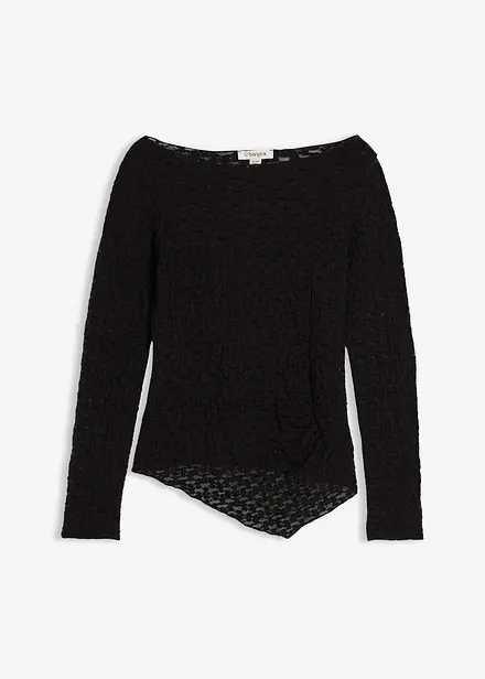 Langarmshirt aus Spitze