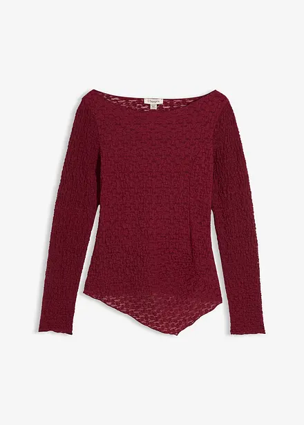 Langarmshirt aus Spitze