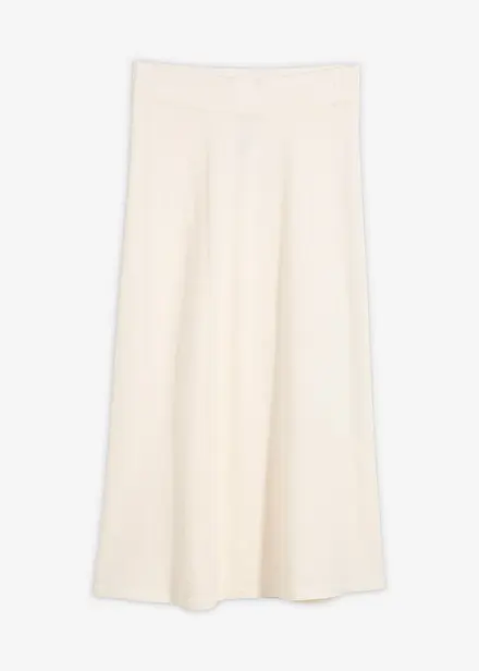 Midi Strickrock aus softem Viskose-Mix