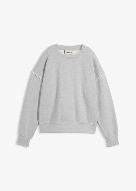 Oversize-Sweatshirt aus Baumwoll-Mix