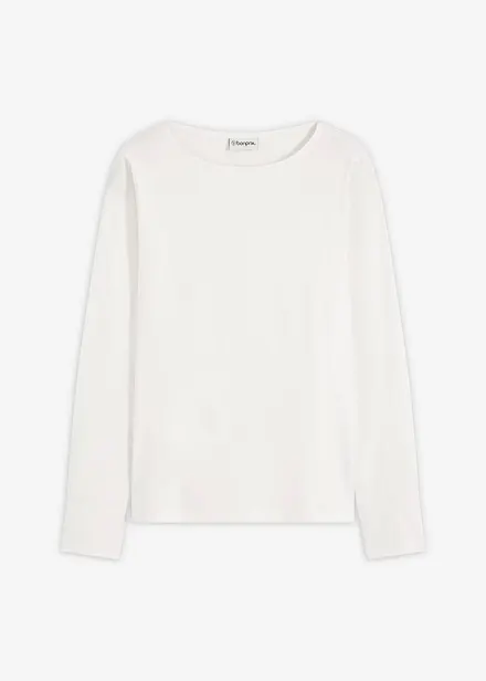 T-shirt à manches longues en popeline