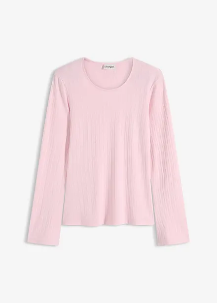 Geripptes Langarmshirt