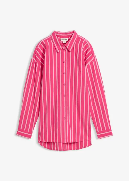 Hemdbluse aus reiner Baumwolle