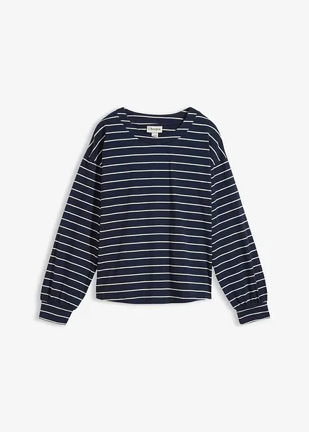 Langarmshirt aus reiner Bio-Baumwolle