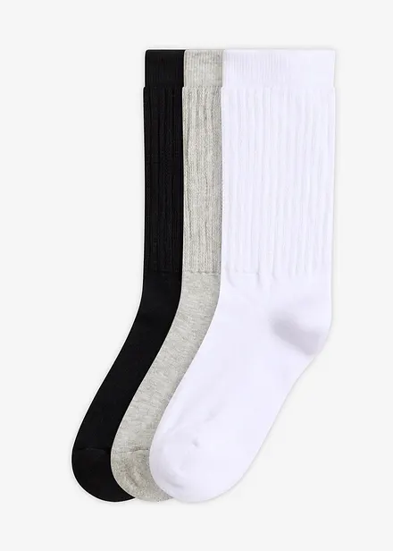 Tennissocken mit Bio-Baumwolle (3er Pack)