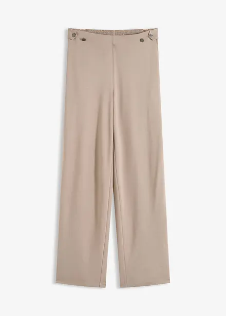 Pantalon en jersey &agrave; patte d&eacute;corative