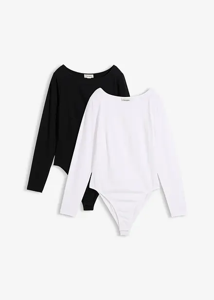 Lot de 2 bodys manches longues