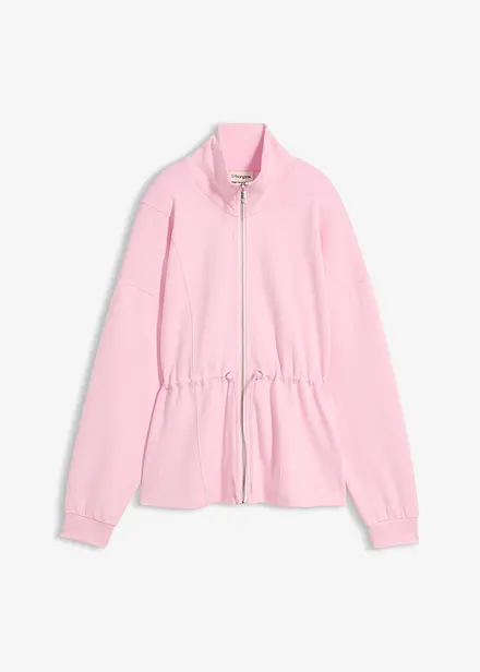 Sweat zipp&eacute; en mati&egrave;re n&eacute;opr&egrave;ne douce