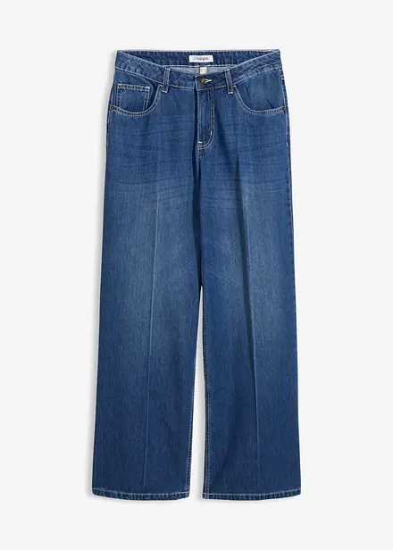 Wide-Leg-Jeans Mid Waist